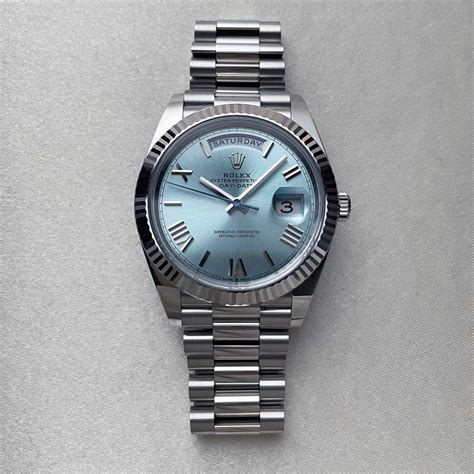 rolex day date 40 gold replica|platinum day date 40 price.